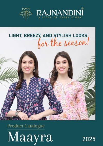 RAJNANDINI MAAYRA2025 DESIGNER COTTON KURTI WHOLESALER IN INDIA